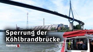 Sperrung der Köhlbrandbrücke am kommenden Wochenende