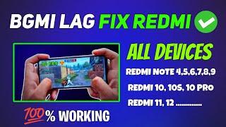 BGMI Lag Fix in REDMI Low End Devices  Lag fix REALME devices BGMI | How to fix lag REDMI NOTE 10S