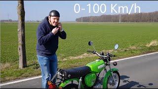 Simson 4.0 - S70 Comfort ported 0-100 Km/h 85/4 Kanal Tuning !