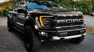 2023 Ford F-150 Raptor Black - детали интерьера и экстерьера (Дикий грузовик)