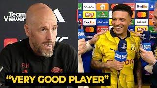 Ten Hag responds to Jadon Sancho’s performance against PSG | Manchester United News