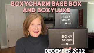 Boxycharm Base Box and Boxyluxe | December 2022 | These Blew My Socks Off! Boxy's Back Baby!