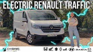 Renault Trafic E-Tech Electric Van Review | Test Drive, configurations & Benefits Explained UK 4K