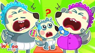 Mommy, Daddy! Please Stop Crying!  Take Care Baby Song  Wolfoo Nursery Rhymes & Kids Songs