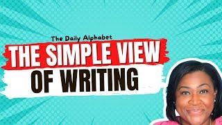 The Simple View of Writing Explained | Writing Workshop Kindergarten First Grade