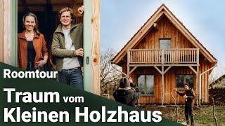 Preiswertes Voll-Holzhaus mit fantastischen Details, LowTech, OHNE Heizung, Ökologisch & Gesund