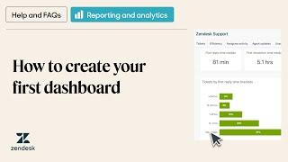 How to create your first dashboard