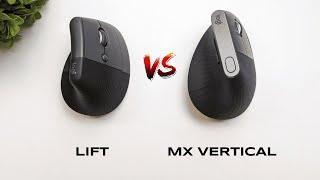 Logitech Lift vs MX Vertical Ergo Mouse