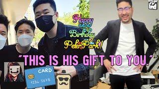 Toast's gift for PeterPark's Birthday | "Disguised Toast is disgustingly filthy Rich " - Miyoung