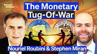 How U.S. Treasury Is Fighting The Fed | Nouriel Roubini & Stephen Miran on $800B “Stealth QE”