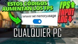 ¡Estos CÓDIGOS AUMENTAN los FPS (CUALQUIER PC) MEJORA el RENDIMIENTO! en Windows 7/10/11