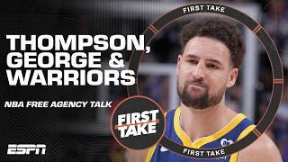 Would keeping Klay Thompson or landing Paul George help the Warriors more?  | First Take