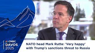 NATO head Mark Rutte: 'Very happy' with Trump's sanctions threat to Russia