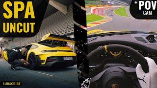 992 GT3 RS | SPA - BELGIEN - ACTION | UNCUT + POV CAM | TAXIFAHRTEN | RING POLICE