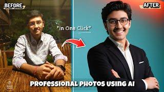 How To Create Professional Linkedin Profile Photo Using AI For *FREE* [Part-4]