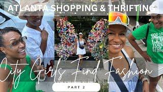 Part 2 Travel to Atlanta + Thrift Haul + Shopping and Thrifting with City Girl Finds + 50+ Style