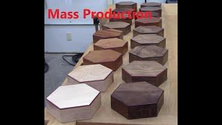 Mass Production:  Vacuum Clamping and Pattern Cutting on the Tablesaw