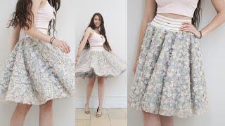 Free Pattern "DIY Layered Tulle Circle Skirt: Easy Sewing Tutorial for an Elegant Look!"