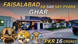 32 Marla FULLY-FURNISHED OTS Commanding Corner House For Sale Faisalabad