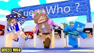 Minecraft GUESS WHO !!! LITTLE CLUB SPECIAL ADDITION w/Sharky and Little Kelly