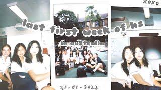 hs diaries; aussie senior year back to school vlog 