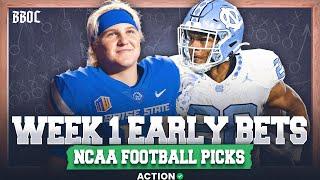 Bet THESE College Football Week 1 Games NOW! NCAA Football Early Picks & Expert Predictions