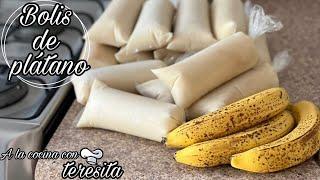 BOLIS GOURMET DE PLÁTANO CON LECHE RECETA ⬇️‍