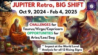 Jupiter Retrograde (BIG SHIFT) (Oct 9 - Feb 4)