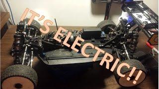 Losi 8ight Gas Buggy Break-in Part 2 IT'S ELECTRIC!