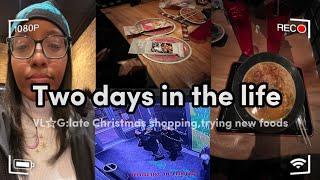 Tw Days with me | trying Ramen & Christmas shopping | jesuissaniya