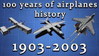 100 Years of airplanes history | KSP 100% Stock