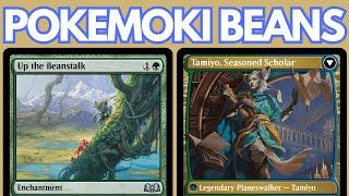 BUG BEANS WITH POKEMOKI! Legacy Sultai Beanstalk Control. Full league with the deck's creator. MTG