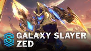 Galaxy Slayer Zed Wild Rift Skin Spotlight