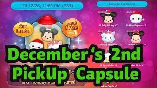 Disney Tsum Tsum - December's 2nd PickUp Capsule Review