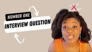 Number one interview question every organisation asked me. You must prepare for this question