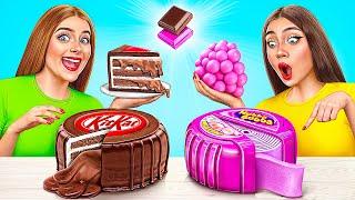 Жевательная Резинка vs Шоколадная Еда Челлендж | Съедобная Битва от Choco DO