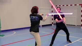 Hilt School vs Saberfighting Art | Lightsaber Duel