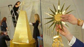 $2.6 Million Christmas Tree Made of Gold Said to Be Europe's Most Expensive