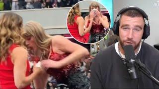 Travis Kelce Reacts to Taylor Swift's Sweet Backstage Moment | Edinburgh Tour