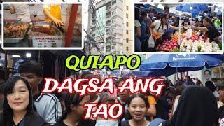 DINAGSA ANG PAMILIHAN NG QUIAPO VILLALOBOS ST. ,HIDALGO STREET AND PALANCA MANILA