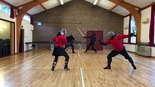 Sidesword Sparring - Esther vs Nick