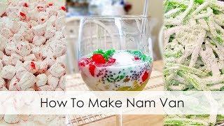 How To Make Lao coconut Dessert Nam Van ນ້ ຳ ຫວານ/น้ำหวานสิงคโปร์ทำง่ายๆ