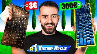 3€ vs 300€ Keyboard Challenge Στο Fortnite!