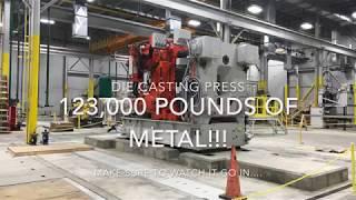 Heavy Metal!! Rigging and Moving a 123k Pound Die Casting Press....