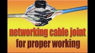 networking cable cat6 joint for proper working