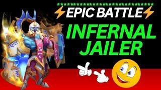 EPIC BATTLE  INFERNAL JAILER  CASTLE CLASH