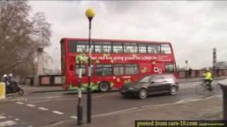 The Volvo hybrid double-decker in London