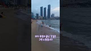 맨발로 '모래해변걷기' 95일차 / 95th day of sand beach walk #shorts