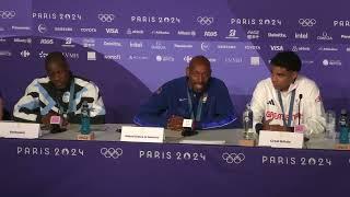 Letsile Tebogo Botswana 4x400 Silver, Vernon Norwood Gold Press Conference