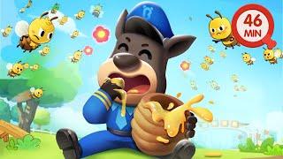 Buzzy Buzzy Bees | Cartoons for Kids | Safety Tips | Play Safe | Sheriff Labrador